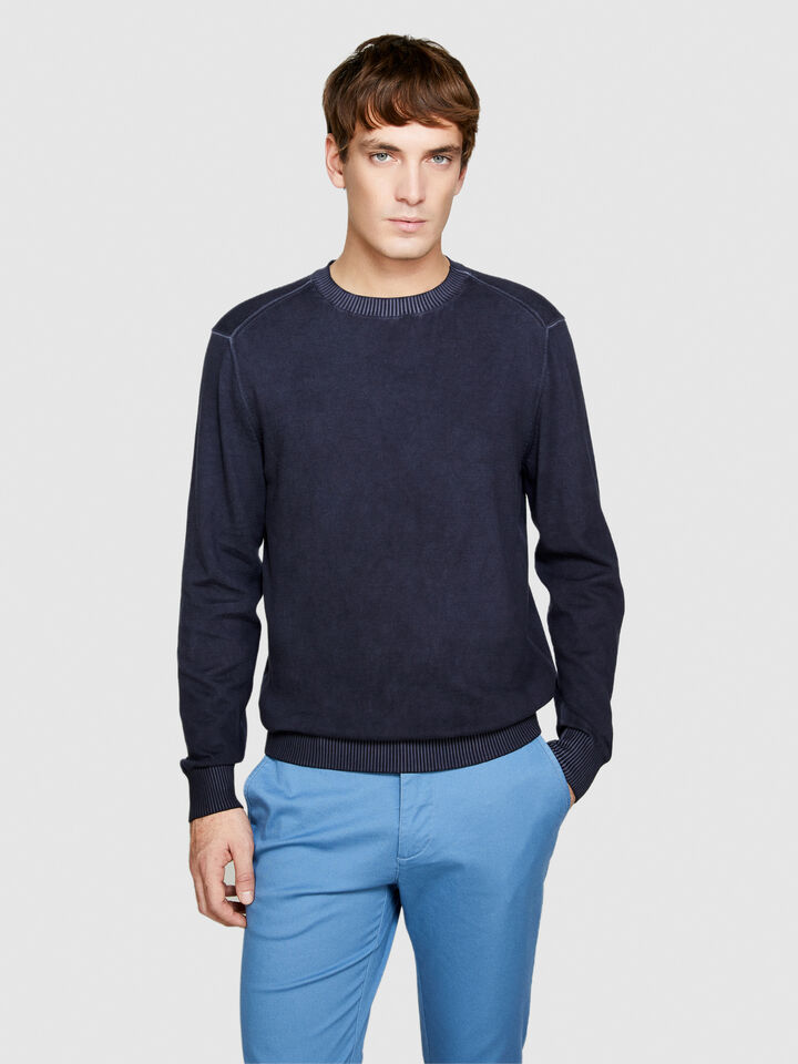 Ombre sweater - men's crew neck sweaters - Black | Sisley image number 4